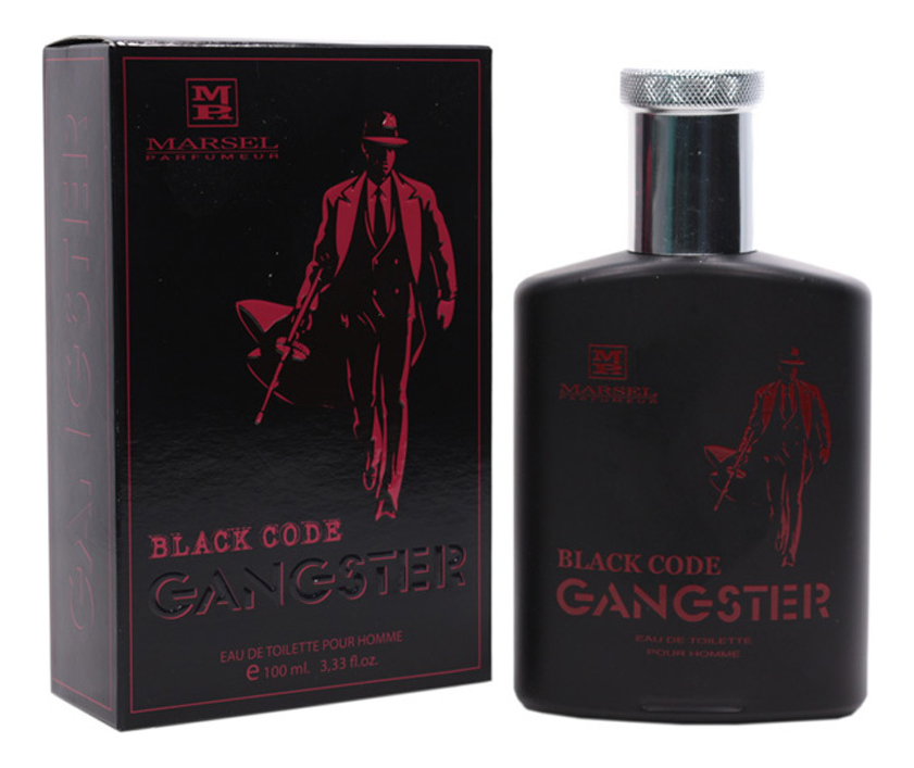 Gangster Black Code: туалетная вода 100мл туалетная вода мужская marsel gangster black code 100мл