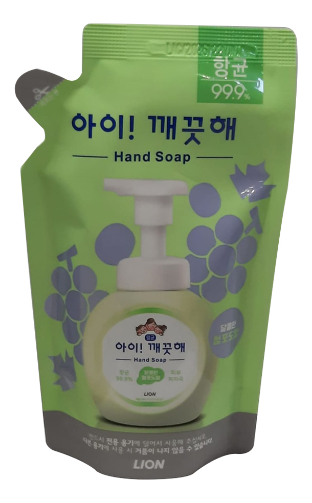 пенное мыло для рук foam hand soap pure pink цветочный букет мыло 200мл Пенное мыло для рук с орехом Foam Hand Soap Antibacterial Muscat: Мыло 200мл