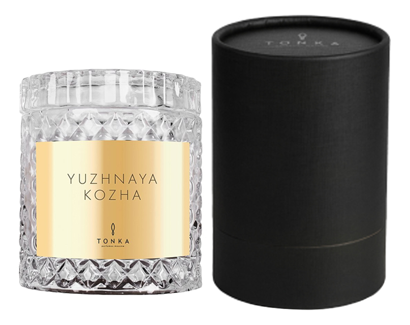

Ароматическая свеча Yuzhnaya Kozha: свеча 220г (прозрачный подсвечник), Ароматическая свеча Yuzhnaya Kozha