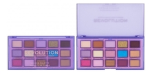 Makeup Revolution Палетка теней для век Reflective Eyeshadow Palette Ultra Violet 11,25г
