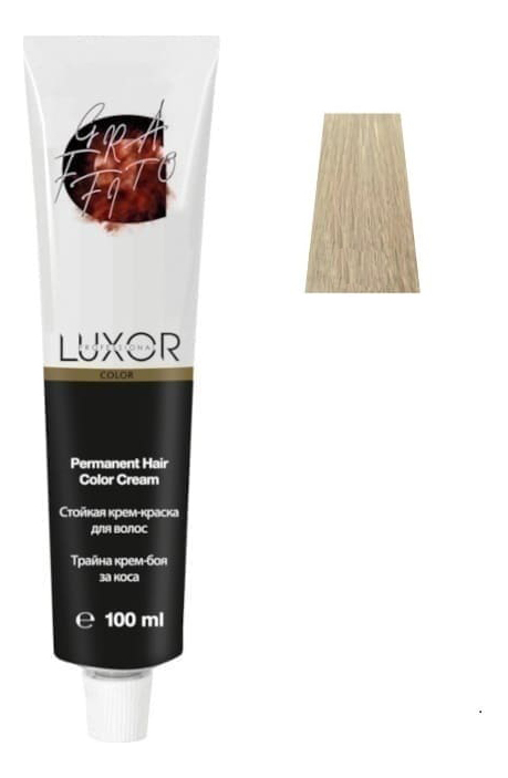 

Стойкая крем-краска для волос с протеинами пшеницы Luxor Color Permanent Hair Color Cream 100мл: 12.8 Специальный блондин сандрэ, Стойкая крем-краска для волос с протеинами пшеницы Luxor Color Permanent Hair Color Cream 100мл