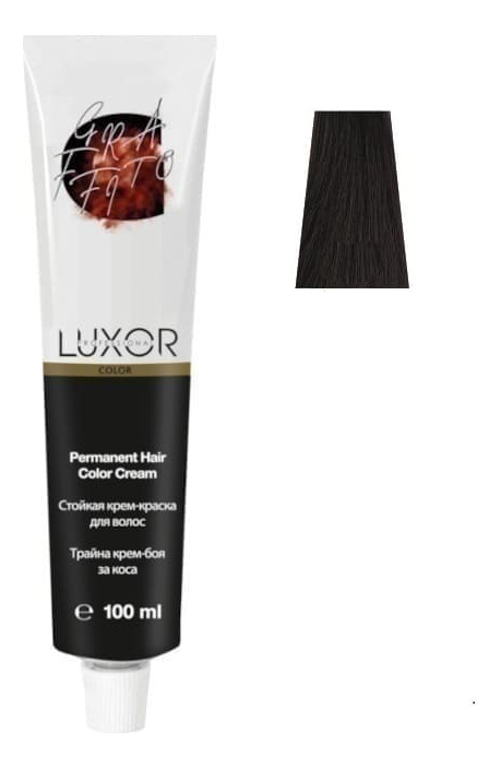 

Стойкая крем-краска для волос с протеинами пшеницы Luxor Color Permanent Hair Color Cream 100мл: 4.5 Коричневый махагоновый, Стойкая крем-краска для волос с протеинами пшеницы Luxor Color Permanent Hair Color Cream 100мл