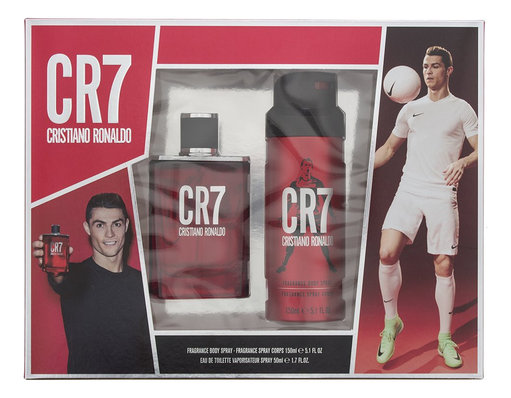 

CR7: набор (т/вода 50мл + дезодорант 150мл), CR7