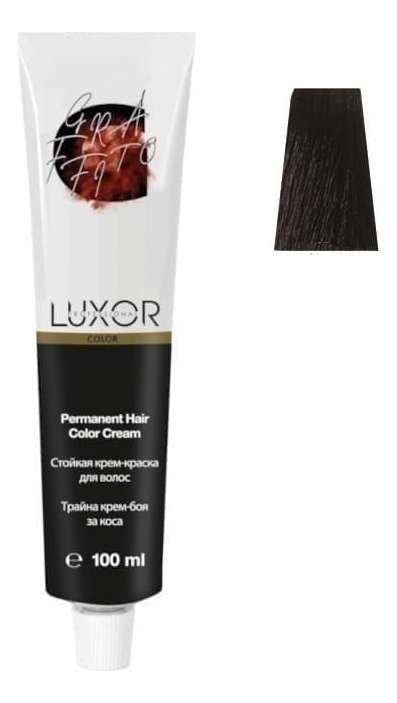 

Стойкая крем-краска для волос с протеинами пшеницы Luxor Color Permanent Hair Color Cream 100мл: 6.23 Темный блондин фиолетовый золотистый, Стойкая крем-краска для волос с протеинами пшеницы Luxor Color Permanent Hair Color Cream 100мл
