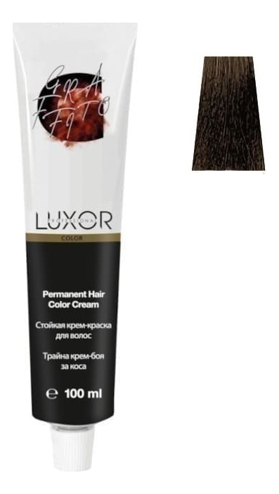 

Стойкая крем-краска для волос с протеинами пшеницы Luxor Color Permanent Hair Color Cream 100мл: 6.3 Темный блондин золотистый, Стойкая крем-краска для волос с протеинами пшеницы Luxor Color Permanent Hair Color Cream 100мл
