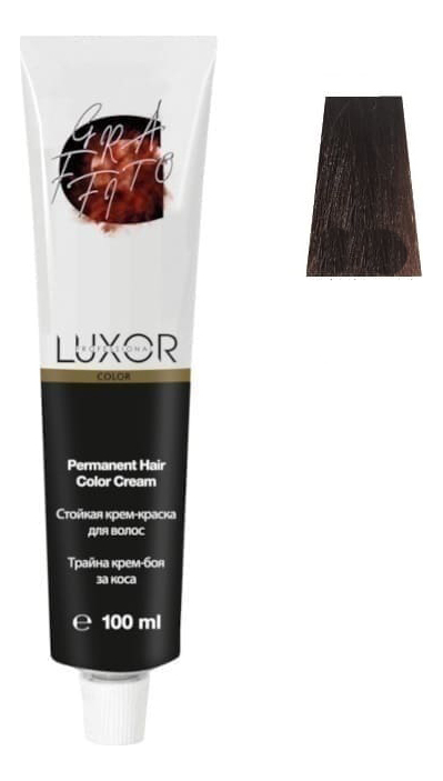 

Стойкая крем-краска для волос с протеинами пшеницы Luxor Color Permanent Hair Color Cream 100мл: 6.420 Темный блондин интенсивный медный фиолетовый, Стойкая крем-краска для волос с протеинами пшеницы Luxor Color Permanent Hair Color Cream 100мл