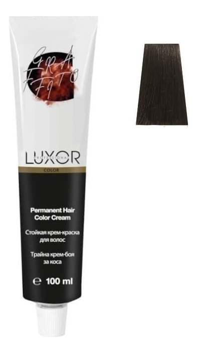 

Стойкая крем-краска для волос с протеинами пшеницы Luxor Color Permanent Hair Color Cream 100мл: 7.23 Блондин фиолетовый золотистый, Стойкая крем-краска для волос с протеинами пшеницы Luxor Color Permanent Hair Color Cream 100мл