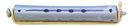 Бигуди-коклюшки длинные d12мм 12шт (серо-голубые)