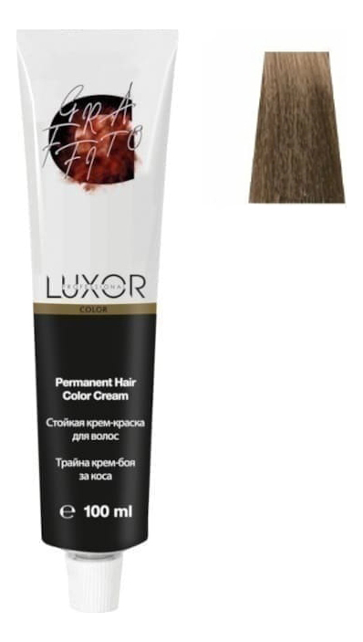 

Стойкая крем-краска для волос с протеинами пшеницы Luxor Color Permanent Hair Color Cream 100мл: 8.7 Светлый блондин шоколадный, Стойкая крем-краска для волос с протеинами пшеницы Luxor Color Permanent Hair Color Cream 100мл