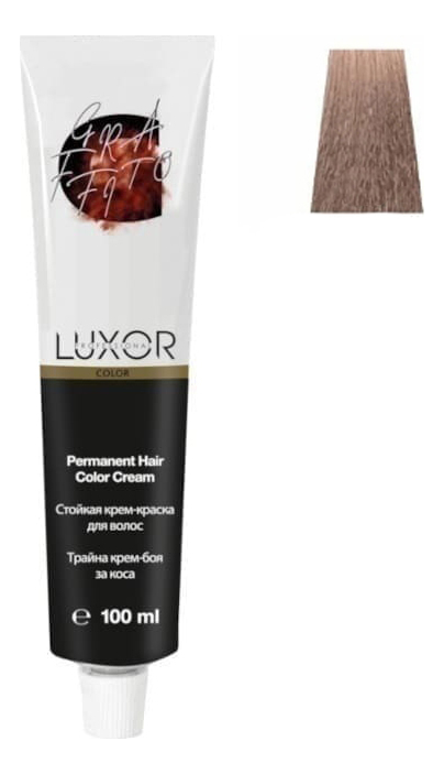 

Стойкая крем-краска для волос с протеинами пшеницы Luxor Color Permanent Hair Color Cream 100мл: 9.5 Очень светлый блондин махагоновый, Стойкая крем-краска для волос с протеинами пшеницы Luxor Color Permanent Hair Color Cream 100мл