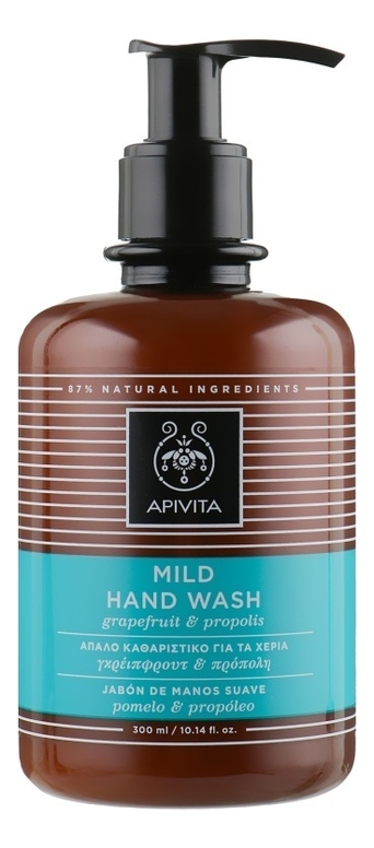 Деликатное средство для мытья рук Mild Hand Wash Grapefruit & Propolis 300мл