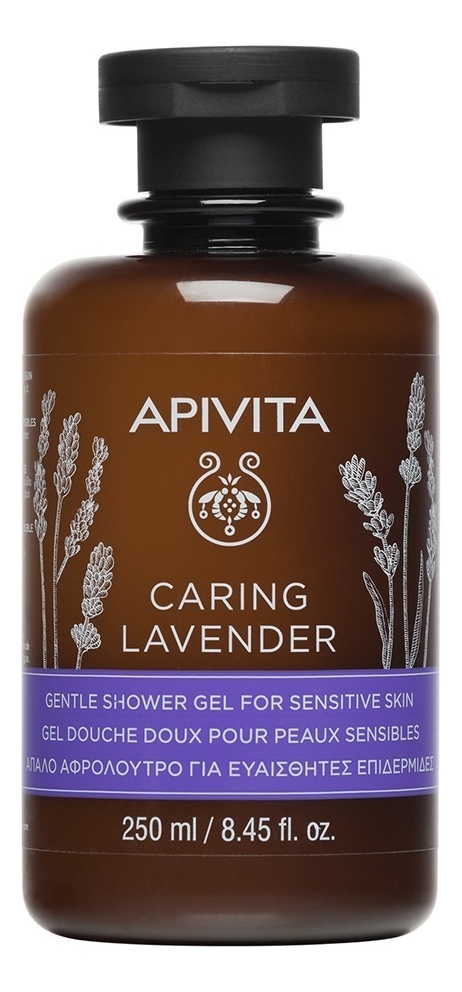Гель для душа Caring Lavender Gentle Shower Gel For Sensitive Skin: Гель 250мл
