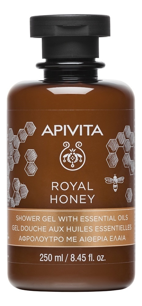 Купить Гель для душа Royal Honey Shower Gel With Essential Oils: Гель 250мл, APIVITA