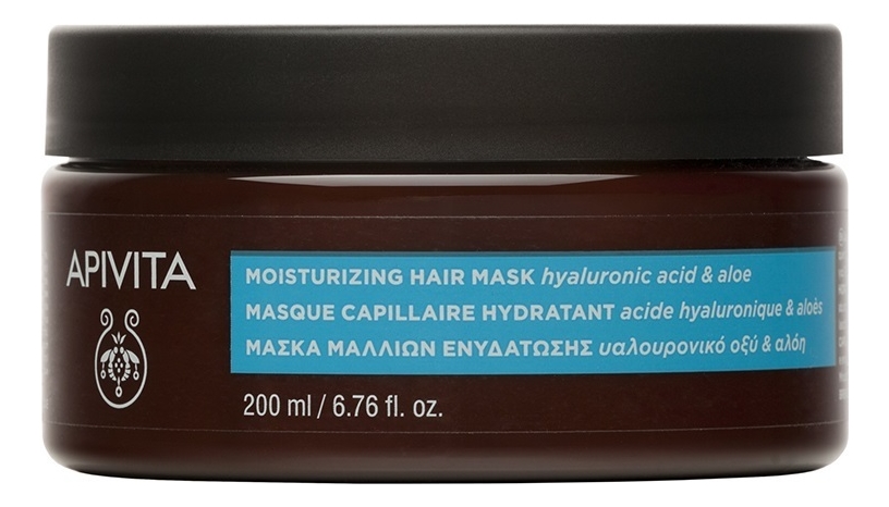 Увлажняющая маска для волос с гиалуроновой кислотой и алоэ Moisturizing Hair Mask Hyaluronic Acid &amp; Aloe: Маска 200мл