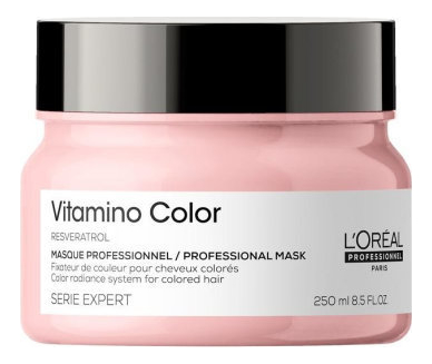 Маска для защиты цвета волос с ресвератролом Serie Expert Vitamino Color Resveratrol Masque 250мл: Маска 250мл маска для поддержания яркости цвета timeless color fade defy masque 250мл