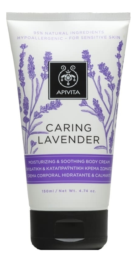 Увлажняющий успокаивающий крем для тела Caring Lavender Moisturizing &amp; Soothing Body Cream 150мл