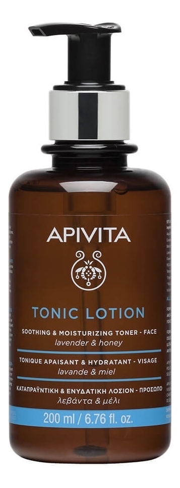 

Успокаивающий увлажняющий тоник для лица Tonic Lotion Soothing & Moisturizing Toner-Face Lavender & Honey 200мл