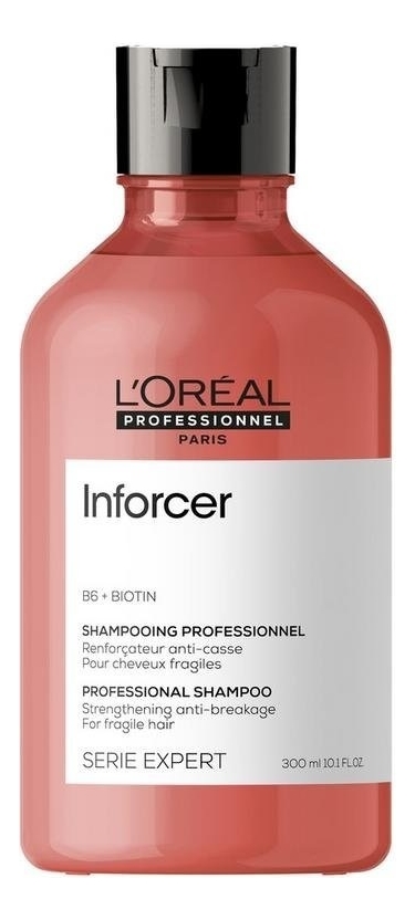 

Укрепляющий шампунь против ломкости волос Serie Expert Inforcer B6 + Biotin Shampooing: Шампунь 300мл, Укрепляющий шампунь против ломкости волос Serie Expert Inforcer B6 + Biotin Shampooing