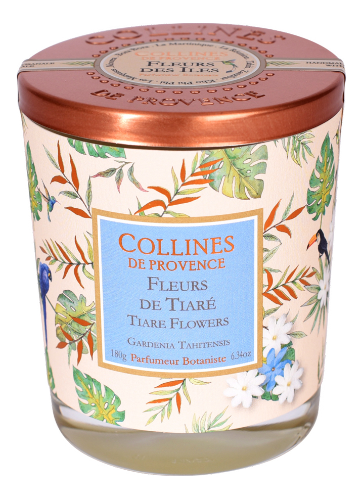 

Ароматическая свеча Tiare Flower (цветок тиаре): свеча 180г, Ароматическая свеча Tiare Flower (цветок тиаре)