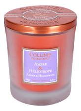 Collines de Provence Ароматическая свеча Amber & Heliotrope (амбра и гелиотроп)