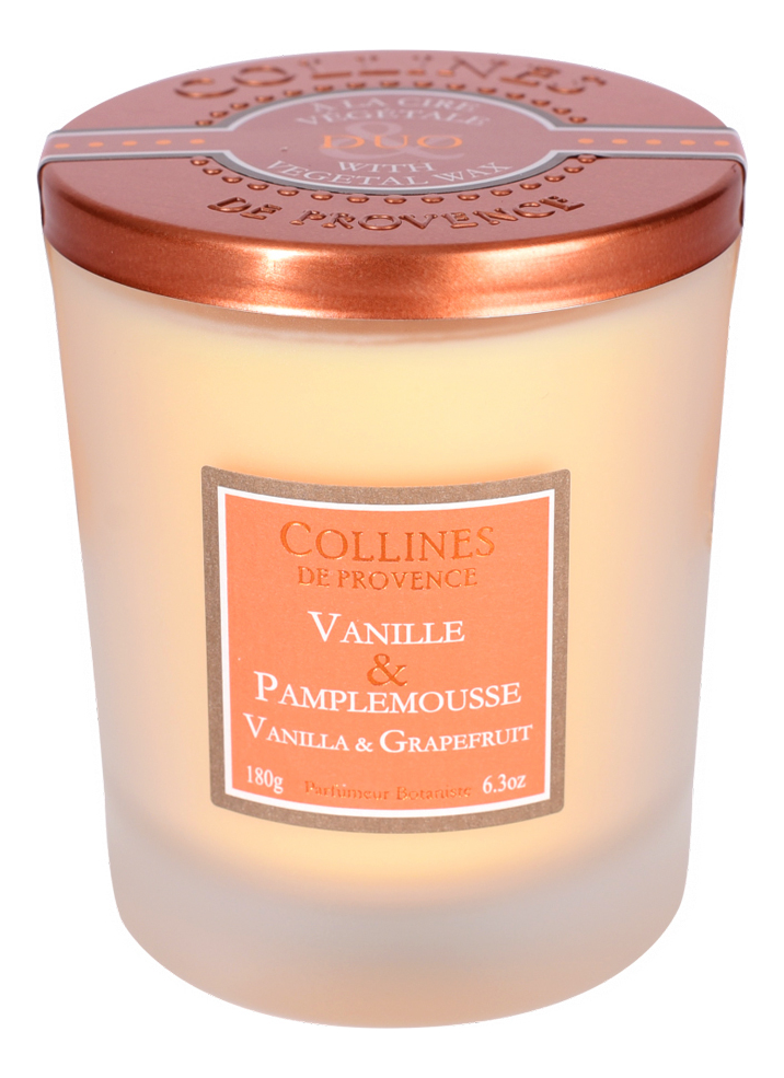 Ароматическая свеча Vanilla-Grapefruit (ваниль и грейпфрут): свеча 180г ароматическая свеча vanilla grapefruit ваниль и грейпфрут свеча 180г