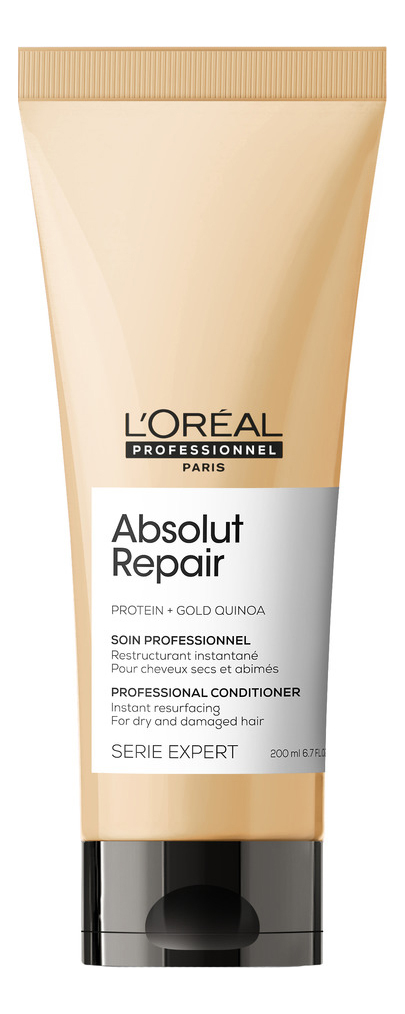 Восстанавливающий кондиционер для сильно поврежденных волос Serie Expert Absolut Repair Protein + Gold Quinoa: Кондиционер 200мл кондиционер для волос himalaya herbals мягкость и блеск 200мл