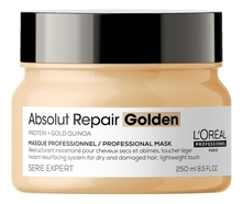 L'Oreal Professionnel Маска-крем для волос Serie Expert Absolut Repair Golden Protein + Gold Quinoa Masque 250мл