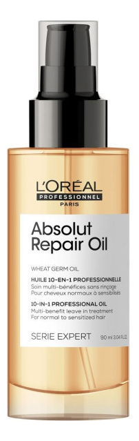 

Многофункциональное масло-уход для волос 10 в 1 Serie Expert Absolut Repair Wheat Germ Oil 90мл