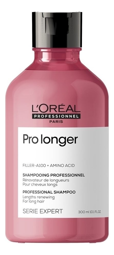 Шампунь для длинных волос с тонкими секущимися кончиками Serie Expert Pro Longer Shampooing 300мл: Шампунь 300мл a100 001 i1