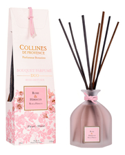 Collines de Provence Аромадиффузор Rose & Hibiscus (роза и гибискус)