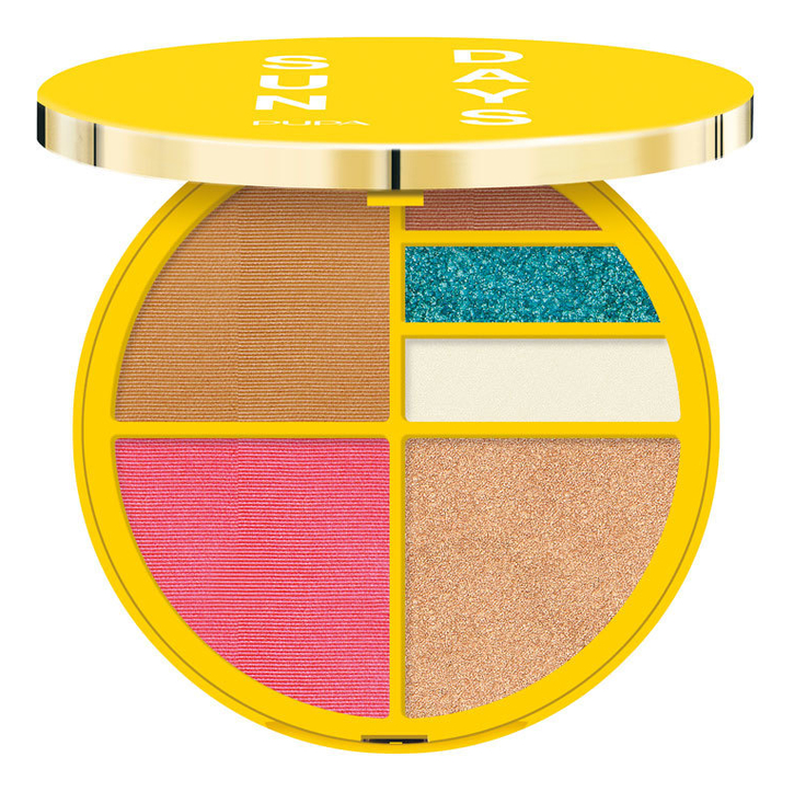 

Водостойкая палетка для лица и глаз Sun Days Face & Eyes Waterproof Palette 14г: 001 Sunrise, Водостойкая палетка для лица и глаз Sun Days Face & Eyes Waterproof Palette 14г