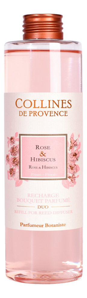 Аромадиффузор Rose & Hibiscus (роза и гибискус): аромадиффузор 250мл (запаска) аромадиффузор rose