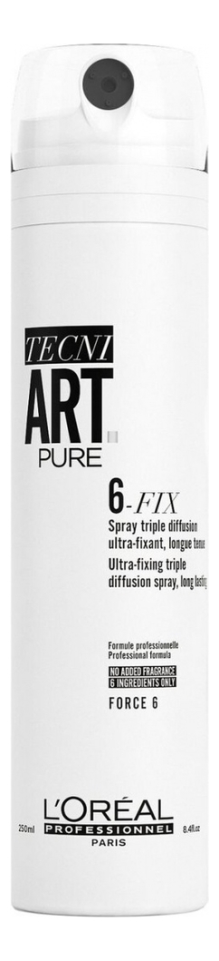 

Спрей для фиксации волос Tecni. Art Pure 6-Fix 250мл