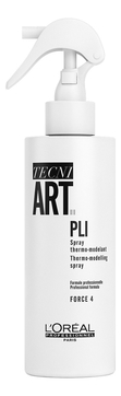 Термо-фиксирующий спрей для укладки волос Tecni. Art Pli 190мл