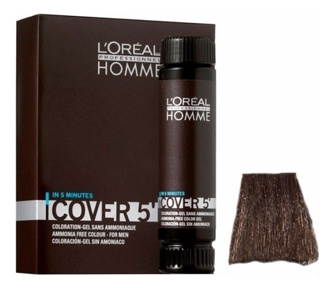 Тонирующий гель для волос Homme Cover 5 3*50мл: No 5 Light Brown