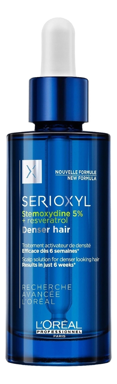 Сыворотка для густоты волос Serioxyl Stemoxydine 5% Glycerine Denser Hair 90мл