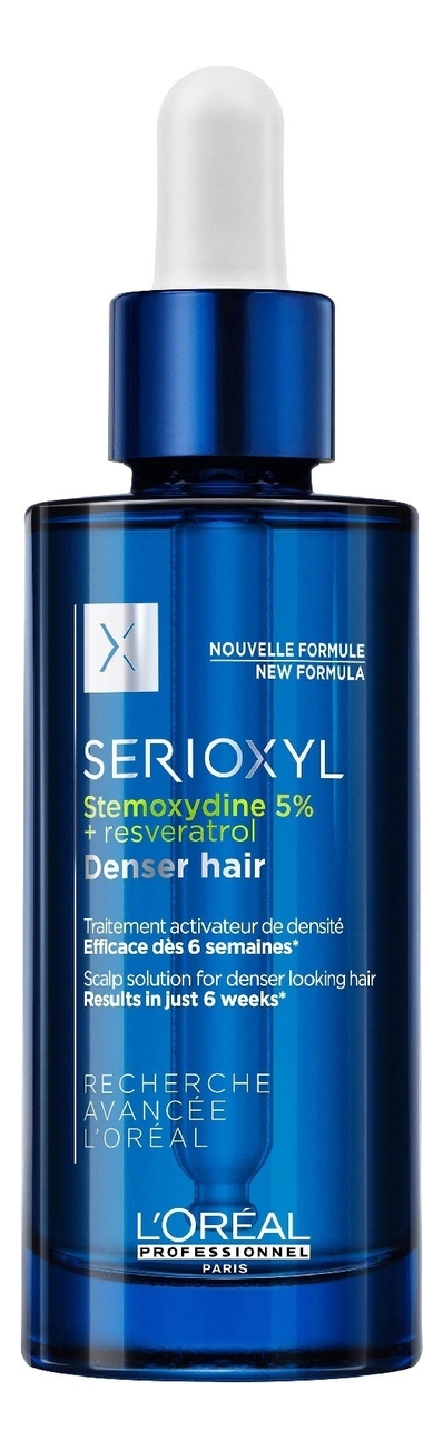 

Сыворотка для густоты волос Serioxyl Stemoxydine 5% Glycerine Denser Hair 90мл