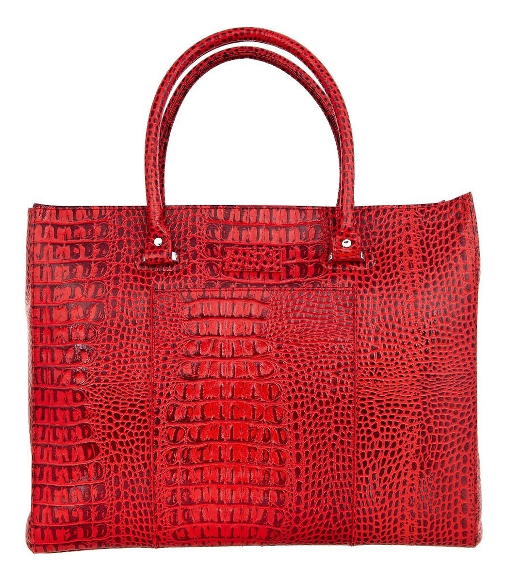 

Женская сумка Croco Red Capri 7524