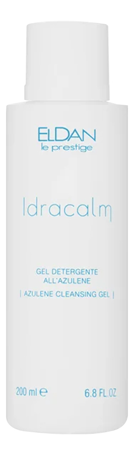 Очищающий азуленовый гель для лица Le Prestige Idracalm Azulene Gel 200мл