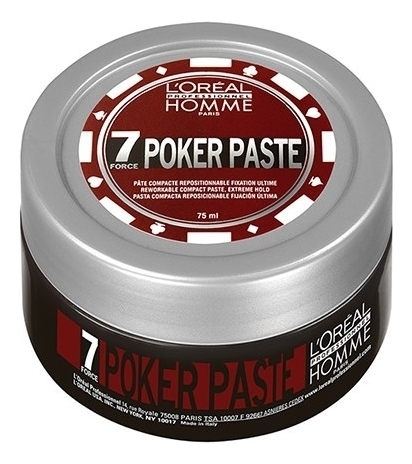 Моделирующая паста для волос Homme Poker Paste 75мл моделирующая паста для волос invisible paste