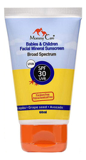 Mommy Care Солнцезащитное молочко для лица Babies And Children's Facial Mineral Sunscreen SPF30 60мл
