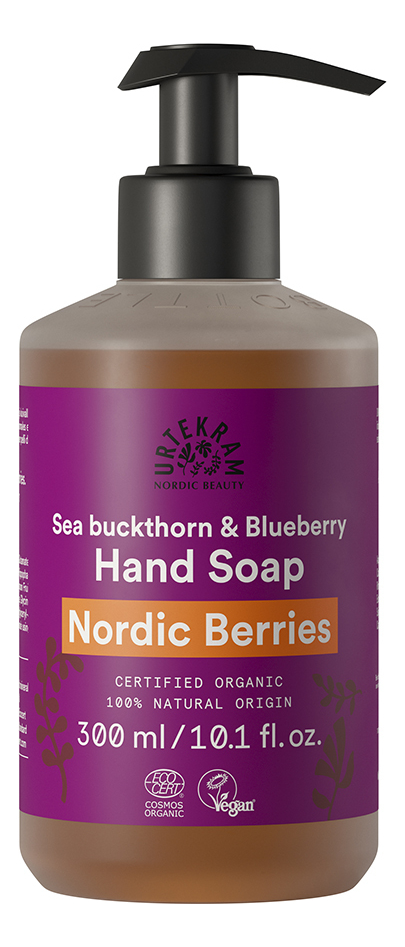 

Жидкое мыло для рук с витаминами и антиоксидантами Organic Hand Soap Nordic Berries: Мыло 300мл, Жидкое мыло для рук с витаминами и антиоксидантами Organic Hand Soap Nordic Berries