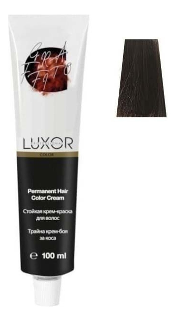 

Стойкая крем-краска для волос с протеинами пшеницы Luxor Color Permanent Hair Color Cream 100мл: 6.7 Темный блондин шоколадный, Стойкая крем-краска для волос с протеинами пшеницы Luxor Color Permanent Hair Color Cream 100мл