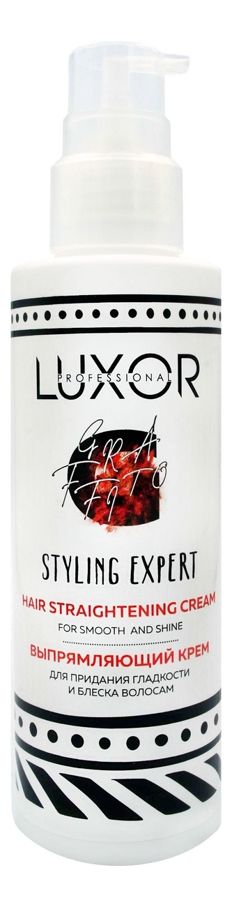

Выпрямляющий крем для придания гладкости и блеска волосам Luxor Styling Expert Hair Straightening Cream
