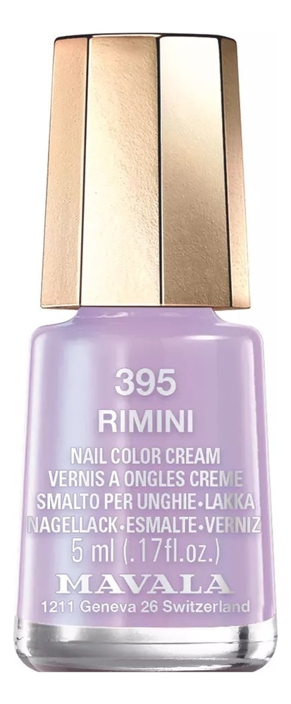 

Лак для ногтей Nail Color Cream 5мл: 395 Rimini, Лак для ногтей Nail Color Cream 5мл
