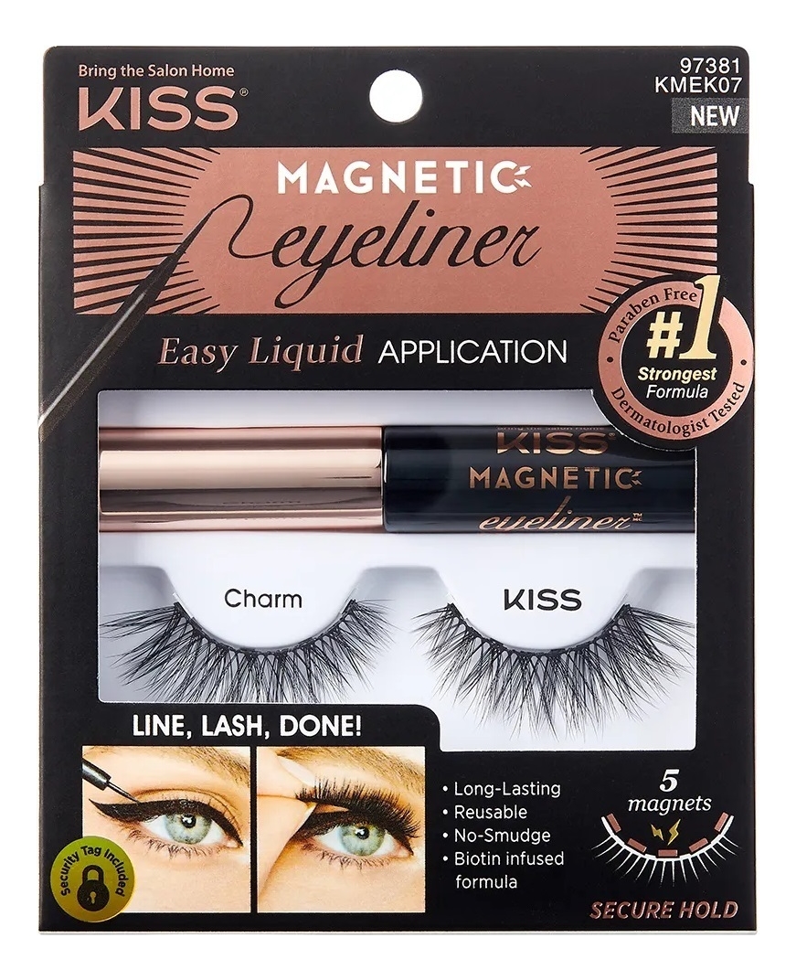 Набор KMEK07 (магнитные накладные ресницы Charm + подводка Magnetic Eyeliner 3мл)