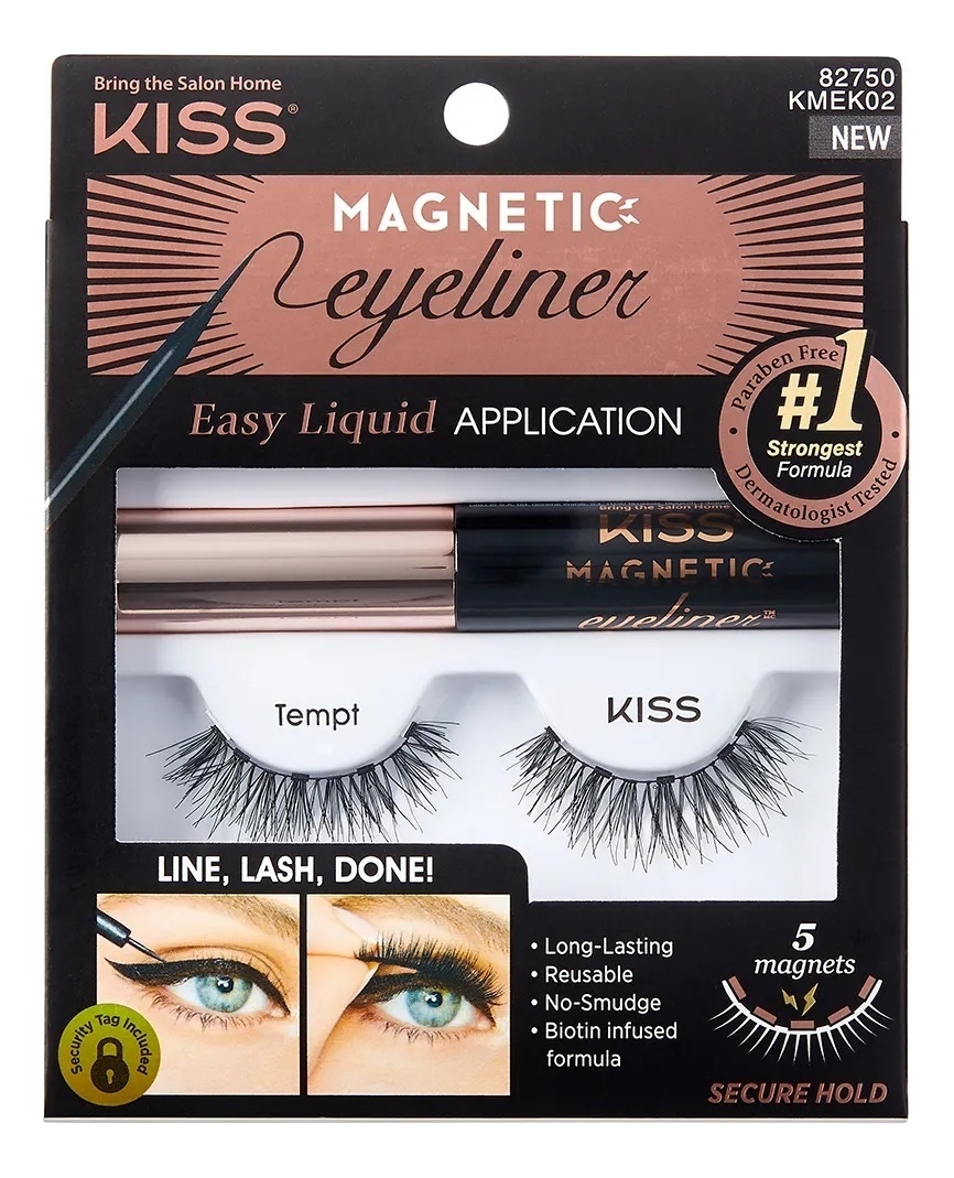 Набор KMEK02 (магнитные накладные ресницы Tempt + подводка Magnetic Eyeliner 3мл)