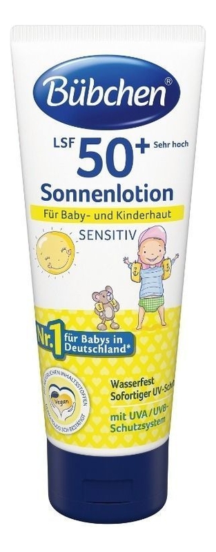 

Солнцезащитное молочко для чувствительной детской кожи Sensitiv SPF50+ 100мл