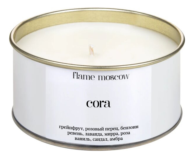 Купить Ароматическая свеча в металле Cora 310мл, Flame Moscow