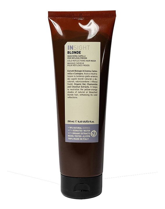 

Маска для поддержания холодных оттенков Blonde Cold Reflections Hair Mask: Маска 250мл, Маска для поддержания холодных оттенков Blonde Cold Reflections Hair Mask